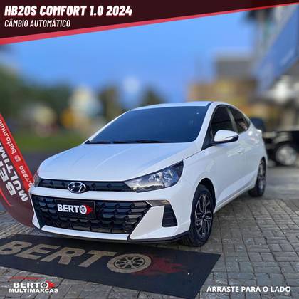 HYUNDAI HB20S 1.0 TGDI FLEX COMFORT AUTOMÁTICO HYUNDAI HB20S 1.0 TGDI FLEX COMFORT AUTOMÁTICO
